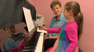 Piano Lesson with Clara P. (5). Musical Journey 1B.  Irina Gorin