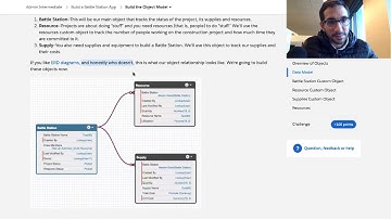 Build the Object Model / Becoming a Salesforce Admin with Trailhead