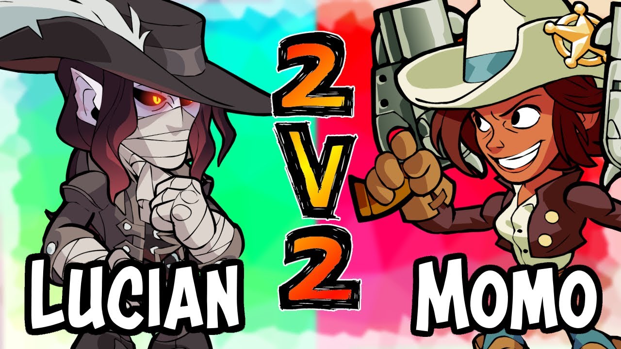 EPIC COMEBACK WINS! • Brawlhalla 2v2 with MomoTheCookie! - YouTube