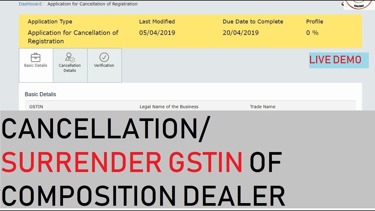 cancel-surrender-gstin-of-composition-dealer-finance-gyan-youtube