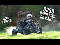 Reviving an Abandoned 110cc Pit Bike Powered Go Kart!