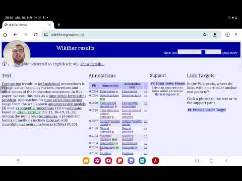 Wikifier demo