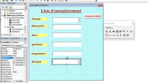 Apprendre VBA : Alimenter une COMBOBOX (Leçon 4)