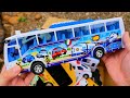 ラッピングバス&坂道 Wrapping Bus Drive a Wooden Slope #shorts