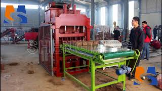 SHM4-10 clay interlocking block machine