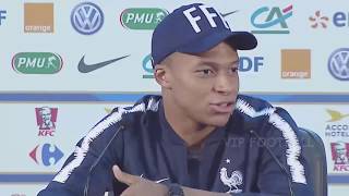 KYLIAN MBAPPÉ EN CONFÉRENCE DE PRESSE  J-3 FRANCE VS AUSTRALIE