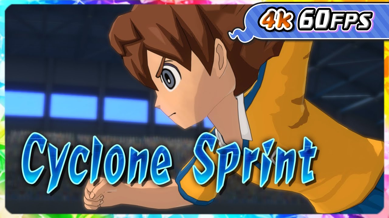 HD Cyclone Sprint Tenma Victory Road Hissatsu Animation