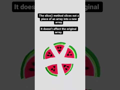 Explain Slice() within 60seconds in #javascript #shorts by @veenapd