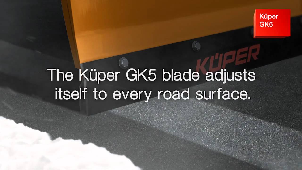 Kueper GK5 rubber/ceramic snow plow blade YouTube