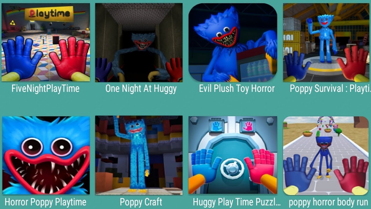 FiveNight Playtime,One Night At Huggy,Evil  Plush Toy Horror,Poppy Survival,Horror Poppy Playtime,