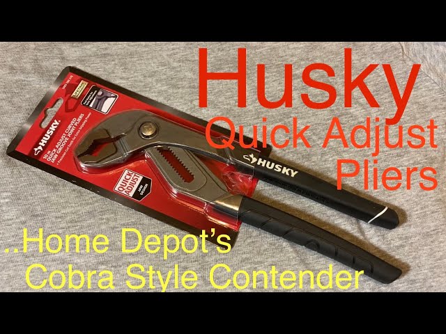 Husky Locking Pliers Set and Adjustable Wrenches (3-Piece)