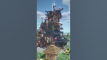 Ramen Shop | Minecraft Build Teaser #Shorts