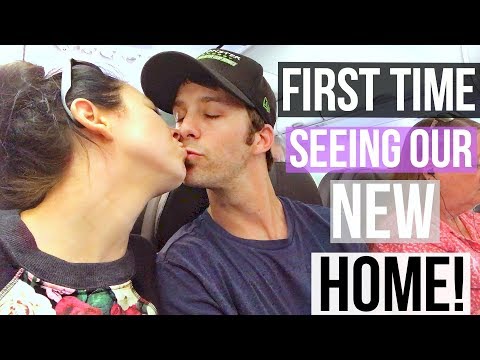 FIRST TIME SEEING OUR NEW HOUSE!