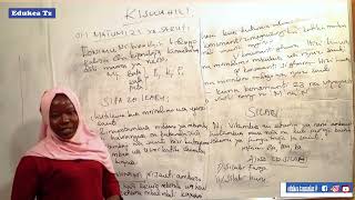 KISWAHILI KIDATO CHA V  MATUMIZI YA SARUFI  1 YA 15