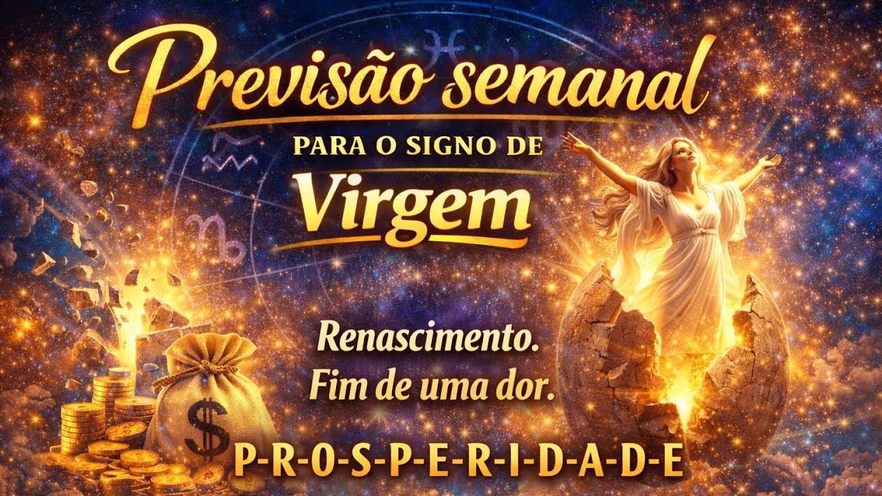 Virgem: Renascimento. Fim de uma dor. PROSPERIDADE