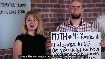 Sauce Labs Automated Testing Mythbusters - CS Degree Not Required