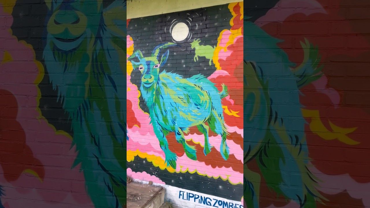 G.O.A.T. 🐐 by Flipping Zombies Illustration - Amsterdam, NL. 