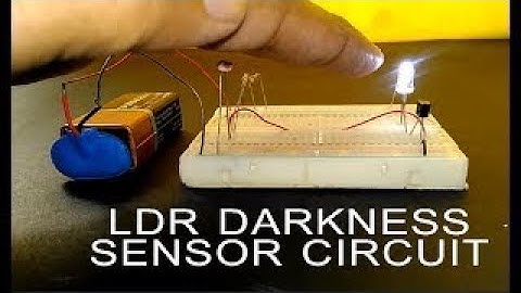 Make LED Dark Light Detector Day Night Sensor Switch Circuit Resistor Breadboard Experiment Project