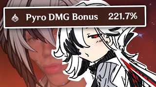 221% PYRO DMG BONUS ARLECCHINO