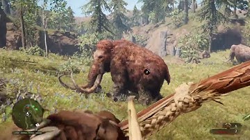 Farcry primal killing a mammoth