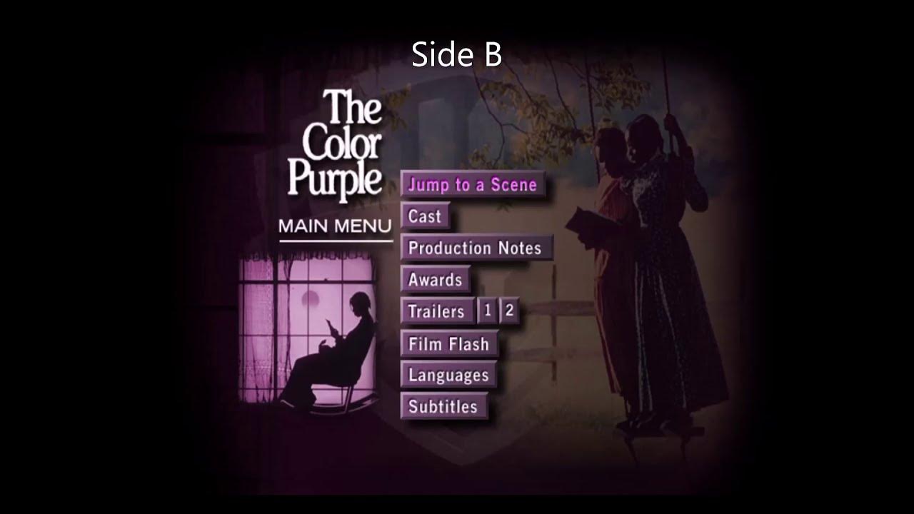 The Color Purple DVD Walkthrough YouTube