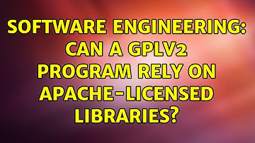 Software Engineering: Can a GPLv2 program rely on Apache-licensed libraries? (2 Solutions!!)