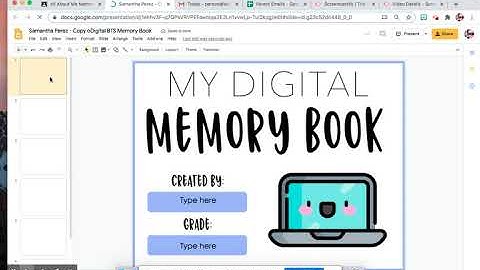How to Submit a google slides assignment