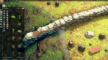 Building a Dry Stone Dyke in Dungeon Alchemist
