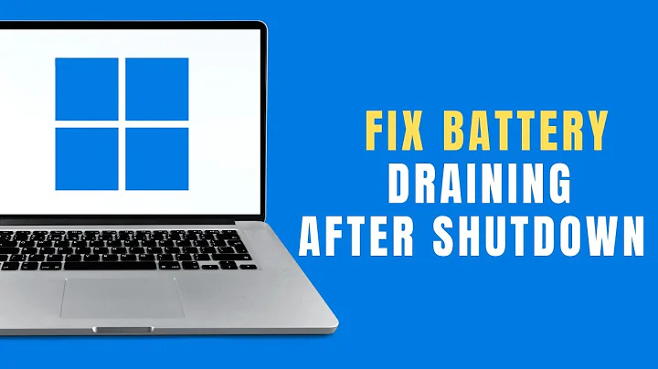 Fix Laptop Battery Draining After Shutdown | Laptop Losing Battery When It's Off (Windows 11/10)