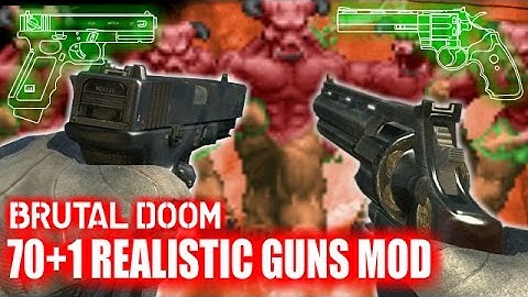 [HG/SMG/SG/PDW] 70+1 Guns DOOM Add-on "Call of DOOM" All guns shooting test!!