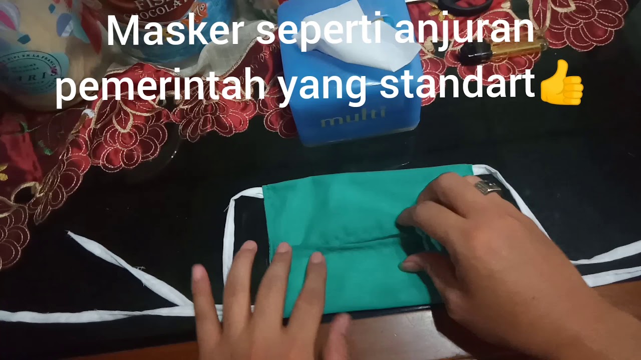  Masker  Bahan  Kain  Anjuran Pemerintah YouTube