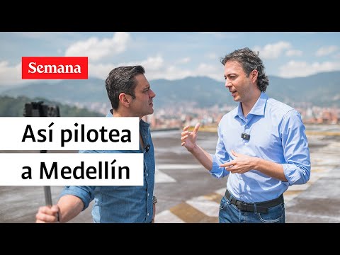 Entre abrazos y arengas: así pilotea Daniel Quintero a Medellín