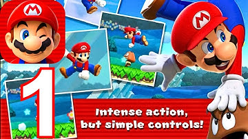 Super Mario Run - Gameplay - Walkthrough - Part - 1 (Android, iOS)