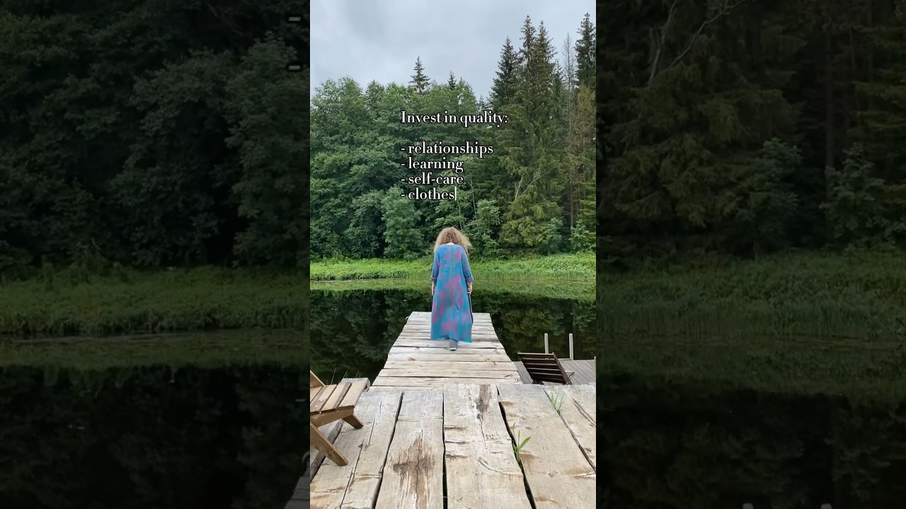 Quality over quantity in everything🕊️🌿 