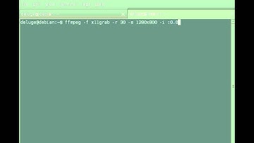Screen Capture with FFmpeg (X11)