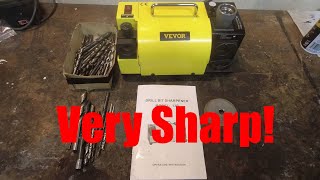 VEVOR 13b Drill Bit Sharpener Test and Review! 3-13mm, 90-140 Degree and Split Points!