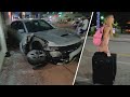 Woman Fleeing From Car Wreck Caught With Witness Help Police Woman Fleeing From Car Wreck Caught With Witness Help Police