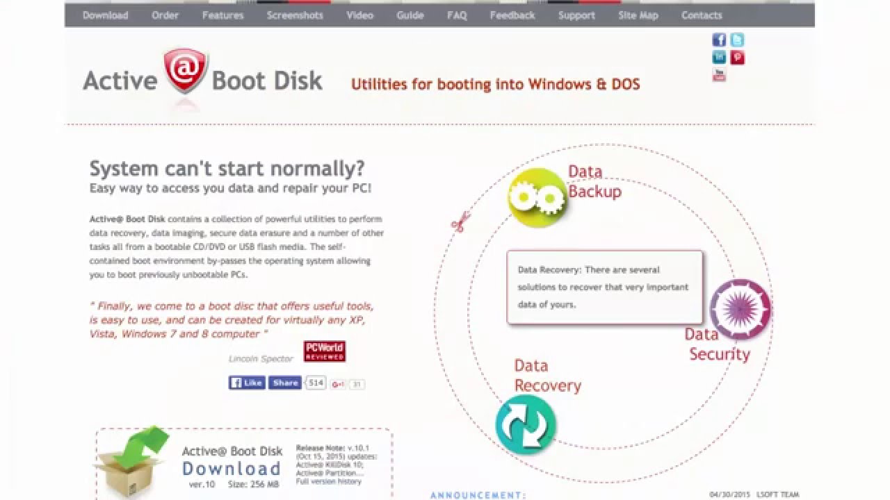 active boot disk 10.5 key