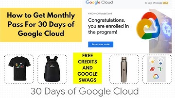 How to Get Monthly Pass For 30 Days of Google Cloud | How to Get free Qwiklab Credits/Monthly Passes