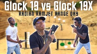 GLOCK 19 vs GLOCK 19X | RADIAN RAMJET RANGE DAY