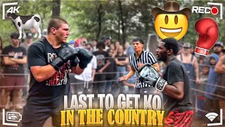 LAST TO GET KNOCKED OUT IN THE COUNTRY 🤠🥊…