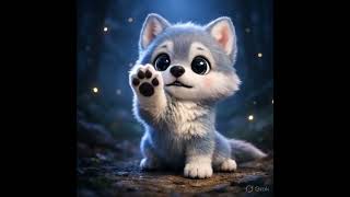 Baby Wolfs Tiny Smile