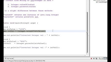 How to convert from String   Integer in Java