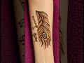Beautiful Feather and Flute Mehndi Design| Mehndi Design| Mehandi Design| Mehandi| Beginner Mehndi