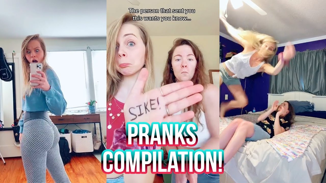 TikTok Pranks Compilation! Pt. 04 - Hailee And Kendra - YouTube