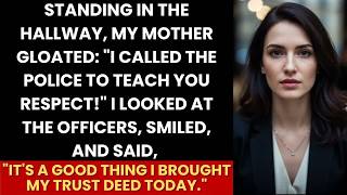 Details My Mother Gloated “I Called The Police” — Until I Said “It's A Good Thing I Brought My Trust Deed” News