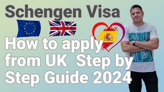 Apply Schengen Visa (Spain) from UK | Step by step guide | Documents needed (Urdu  Hindi) Jan 2024