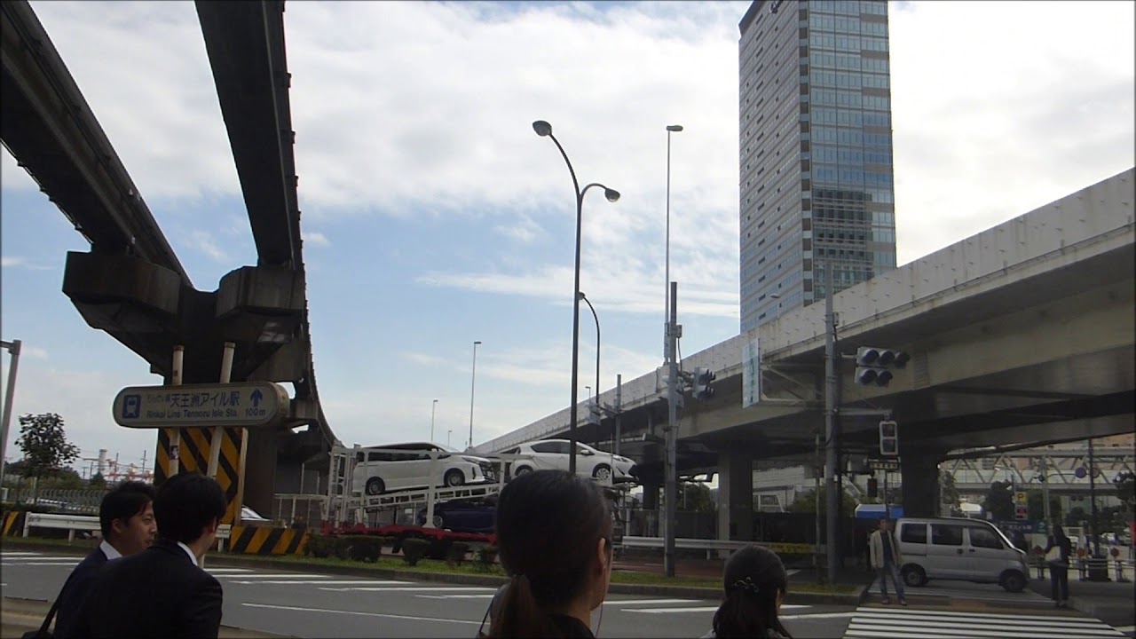 東京モノレール 天王洲アイルからりんかい線に乗り換え