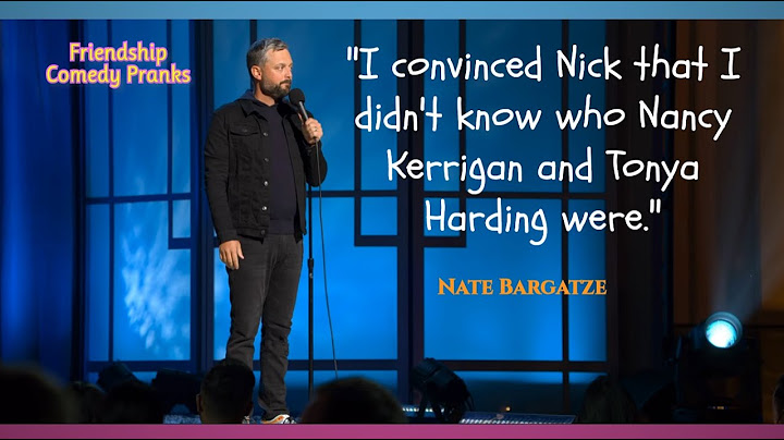 Nate Bargatze's Overblown Prank: Pretending to Forget Nancy Kerrigan and Tonya Harding