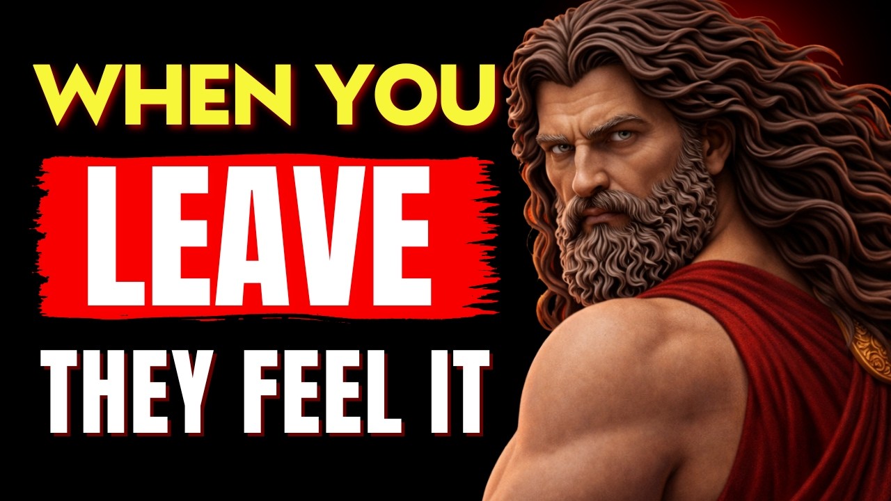 6 Stoic Attitudes That Make People Feel Your Absence — Without You Chasing Anyone | Stoic Philosophy